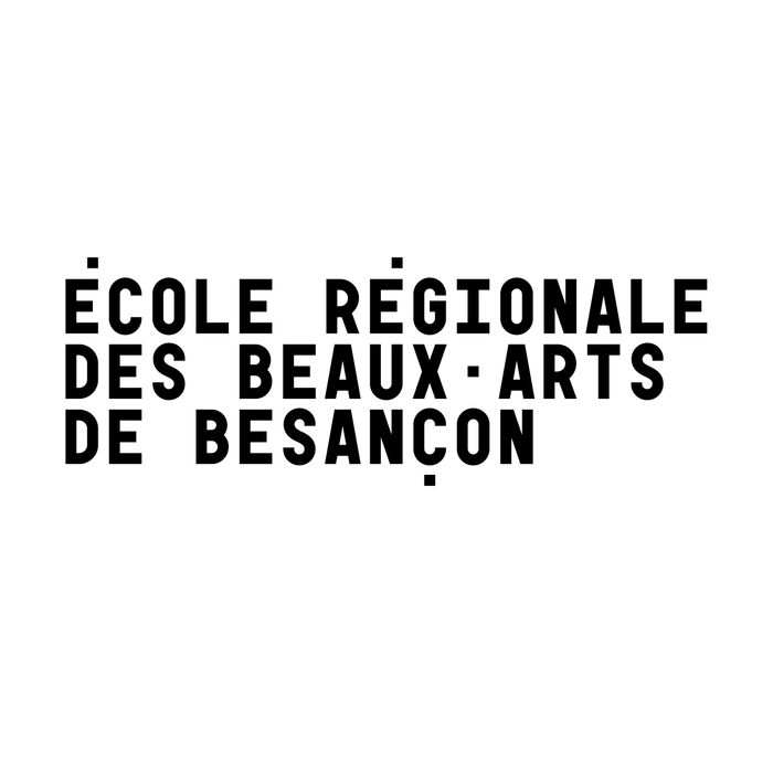École régionale des beaux-arts de Besançon, logo and display wall 1