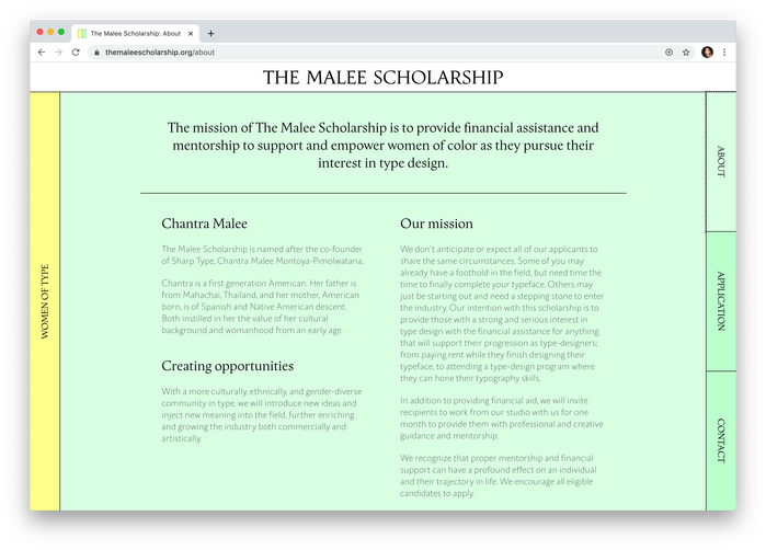 The Malee Scholarship 2