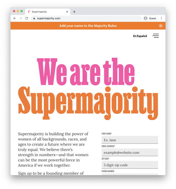 Supermajority identity system 3