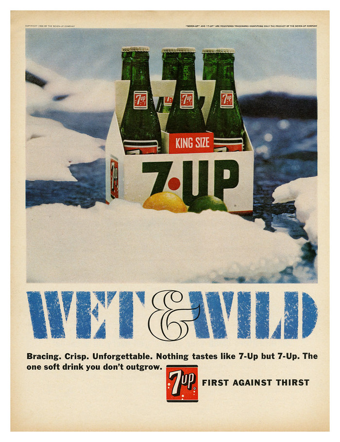 “Wet & Wild” ads for Seven-Up 6