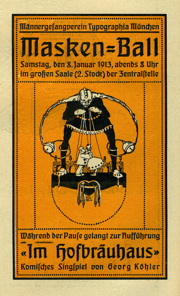 Masken-Ball, Männer-Gesangverein Typographia München 1
