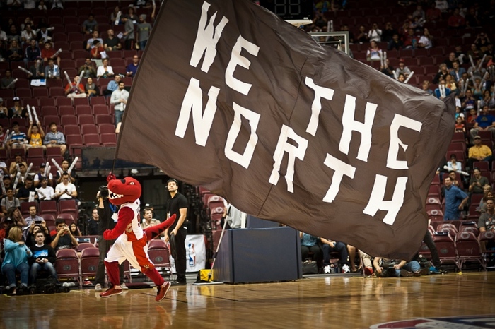 “We the North” flags by Toronto Raptors 2