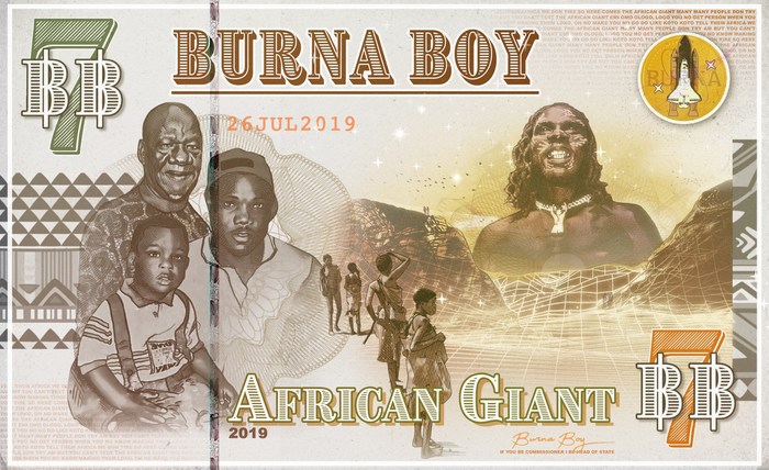 Burna Boy – African Giant album art 3