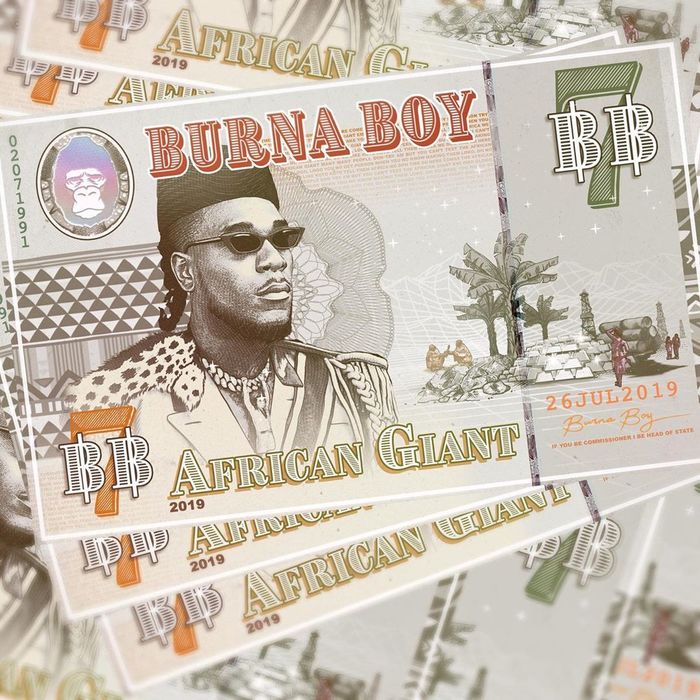 Burna Boy – African Giant album art 1