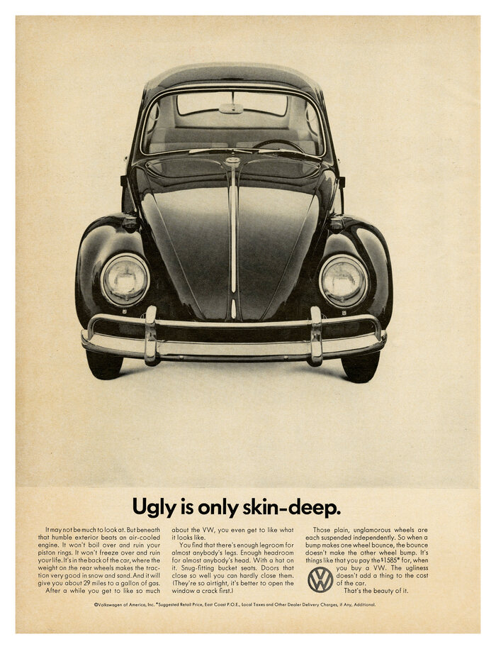 “Ugly is only skin-deep”, 1966