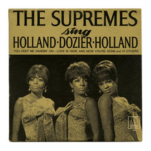 <cite>The Supremes ‎Sing Holland · Dozier · Holland </cite>album art