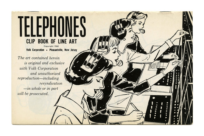 “Telephones” (No. 301) has more . Note how the text in  Italic wraps around the line art.