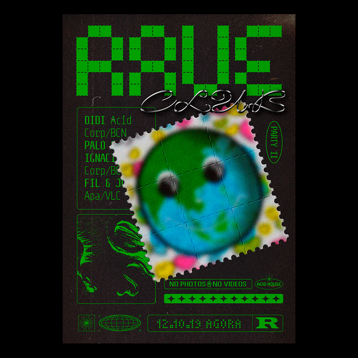 Rave Club poster series 6