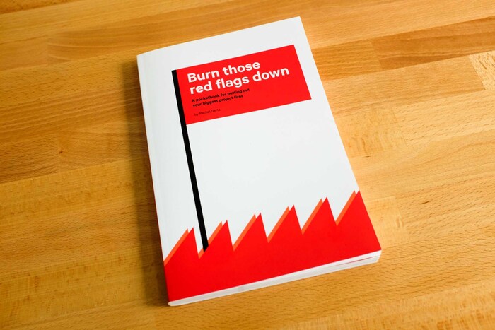Burn those red flags down book