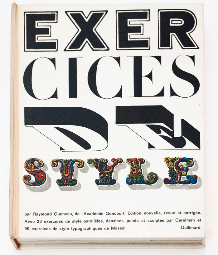 Exercices de style, Gallimard (1963) 1
