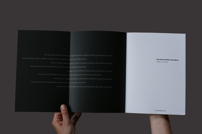 Une bréve histoire des lignes exhibition catalog 3