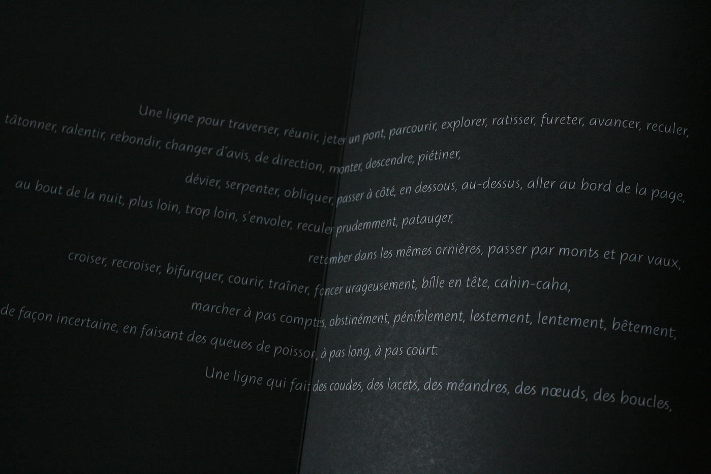 Une bréve histoire des lignes exhibition catalog - Fonts In Use