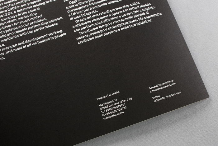 “Hype the light” – Formula Luci Italia booklet 2