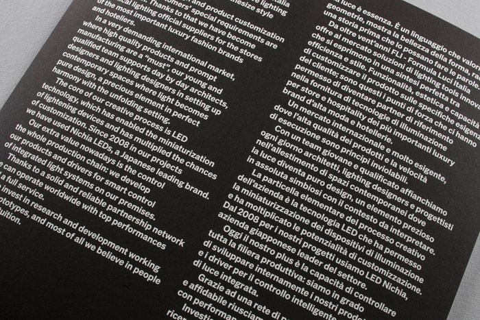 “Hype the light” – Formula Luci Italia booklet 5