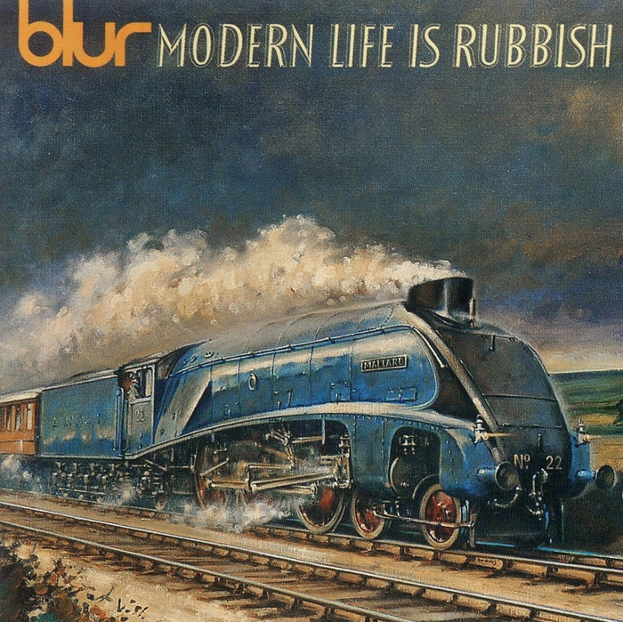 Blur – Modern Life Is Rubbish album art 1