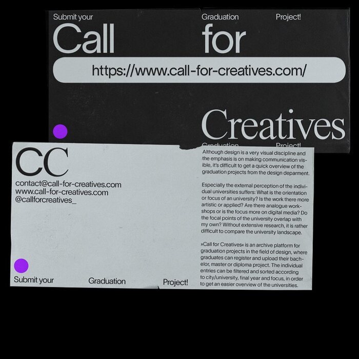 Call for Creatives 3