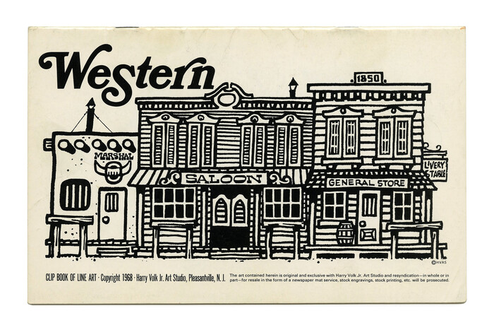 “Western” (No. 485) ft.  Italic with swashes.