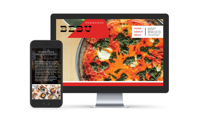 Pizzeria Bebu identity 4