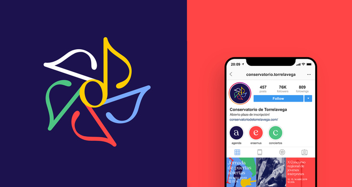Conservatorio de Torrelavega branding 6
