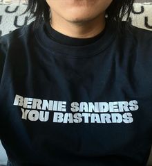 “Bernie Sanders You Bastards” longsleeve