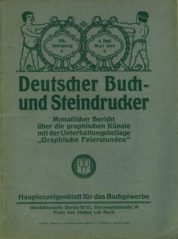 Deutscher Buch- und Steindrucker, Vol. 25 No. 8