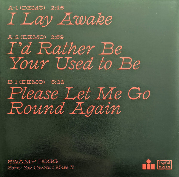 Swamp Dogg – Sorry You Couldn’t Make It album art 9