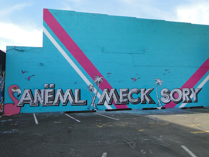“Anëml Meck Sory” graffito