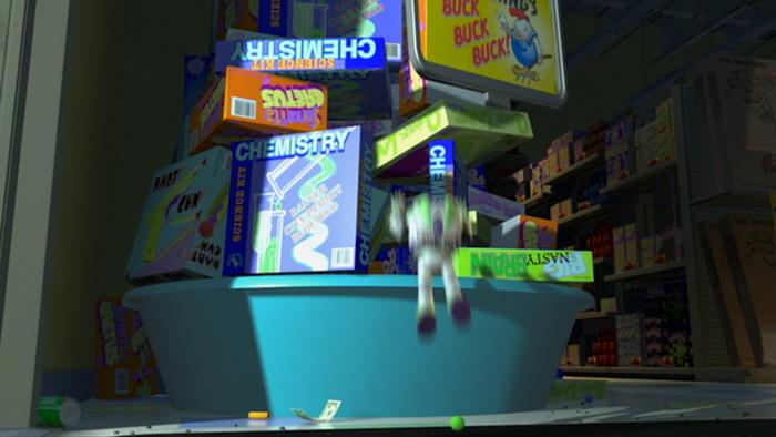 Al’s Toy Barn in Toy Story 2 3