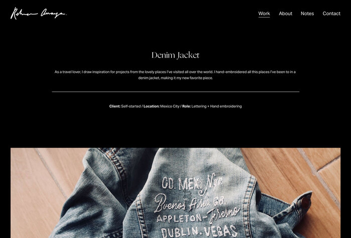 Rebeca Anaya portfolio website 2
