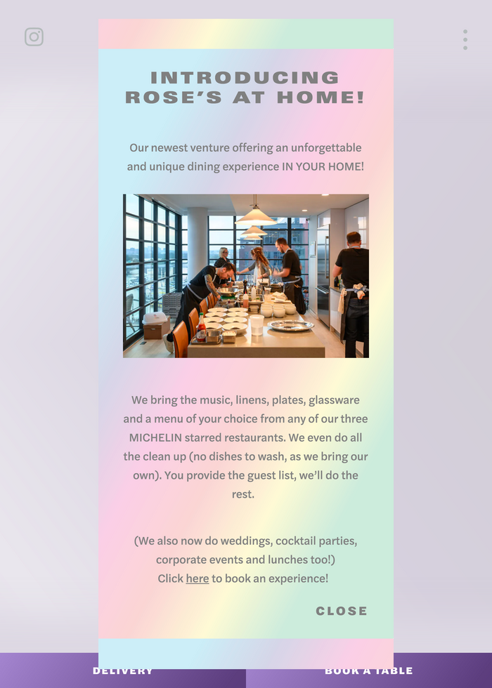 Little Pearl Restaurant website 2