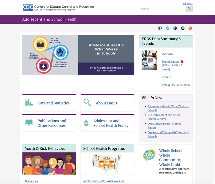 CDC – Centers for Disease Control and Prevention website 3