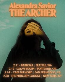 Alexandra Savior – <cite>The Archer</cite> album art and tour poster