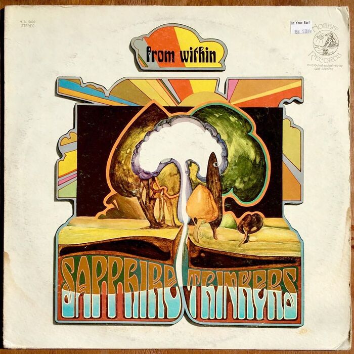 Sapphire Thinkers – From Within album art, Hobbit Records logo 1