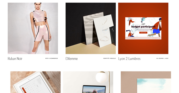 Studio Jigé portfolio website 3