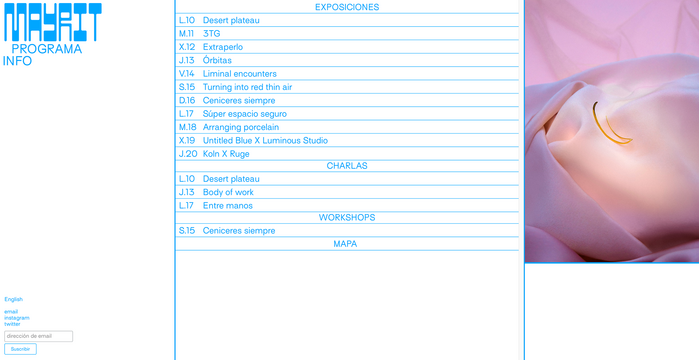 Mayrit design festival website 3