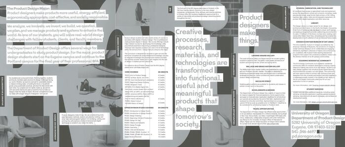 Product Design handbook, University of Oregon 2
