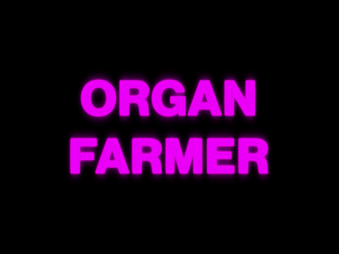 “Organ Farmer” music video, from Infest the Rats’ Nest (2019). Typeset in Helvetica Black.