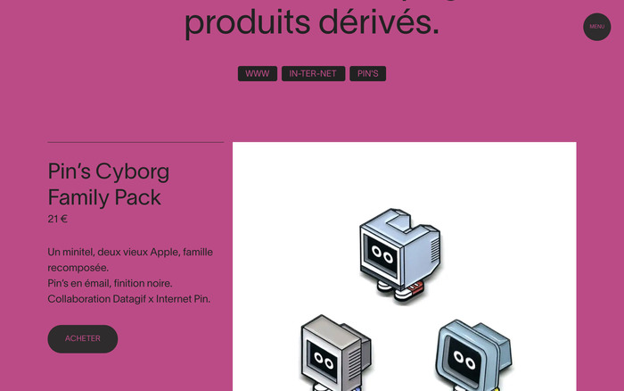Datagif portfolio website 4