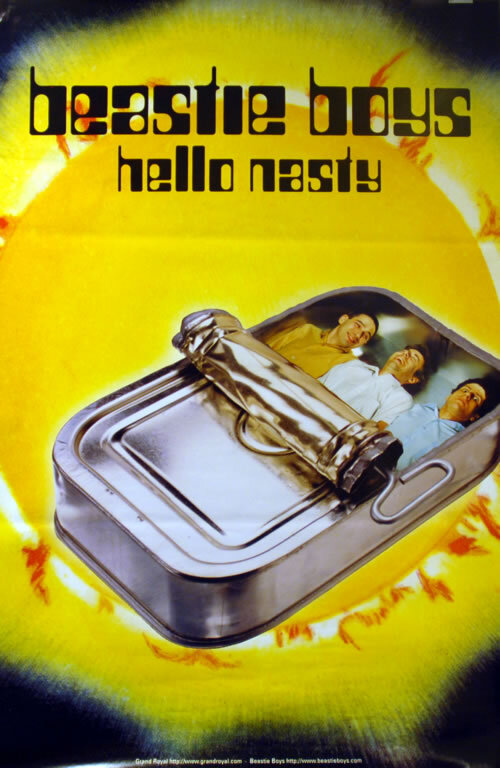 Beastie Boys – Hello Nasty album art and promotion - Fonts In Use