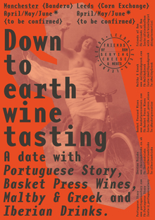 Down to Earth Wine Tasting poster