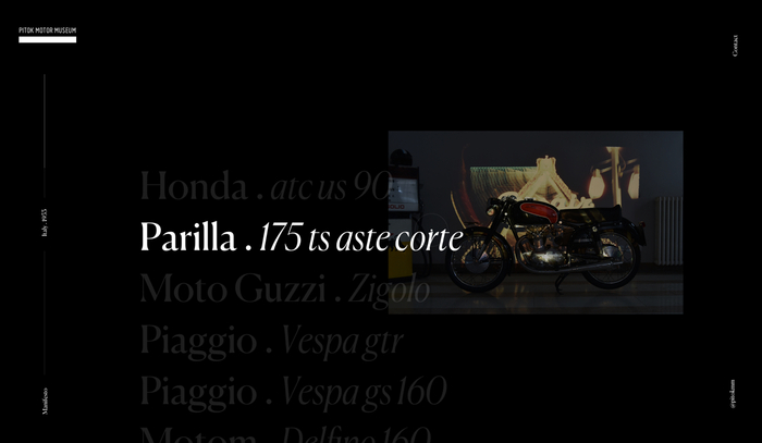 Pitok Motor Museum website and logo 4