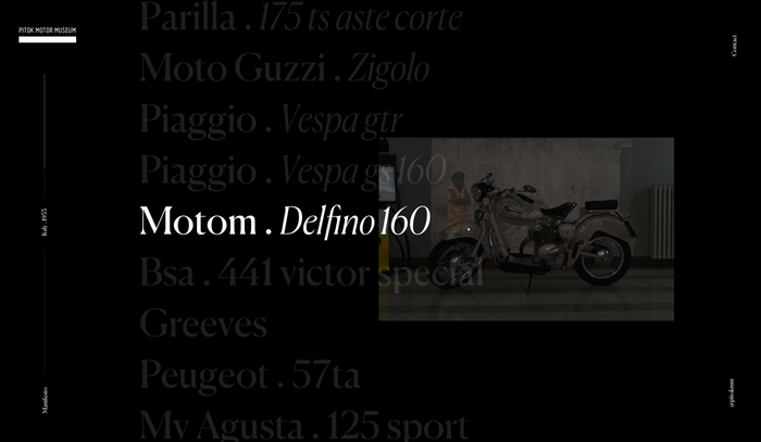Pitok Motor Museum website and logo 3