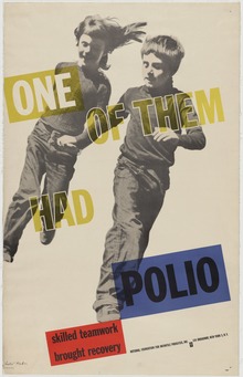 “One of Them Had Polio” poster