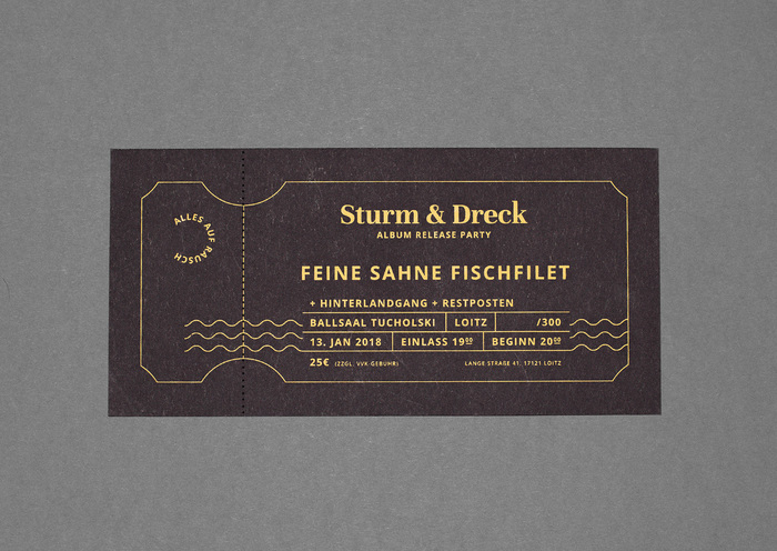 Sturm &amp; Dreck album release party tickets by Feine Sahne Fischfilet 2