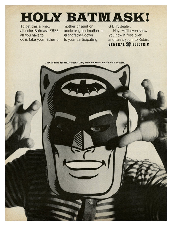 “Holy Batmask!” ad by General Electric 2