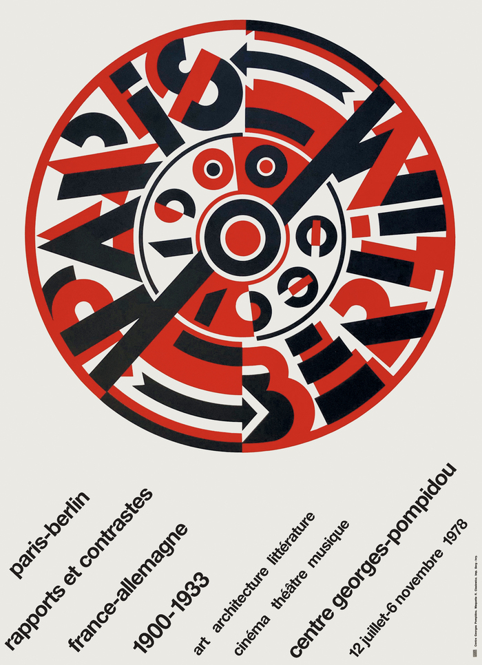 Paris-Berlin 1900–1933 poster