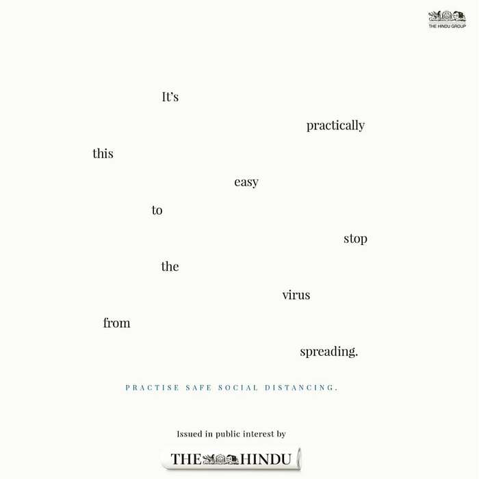 The Hindu front page, 22 March 2020 2