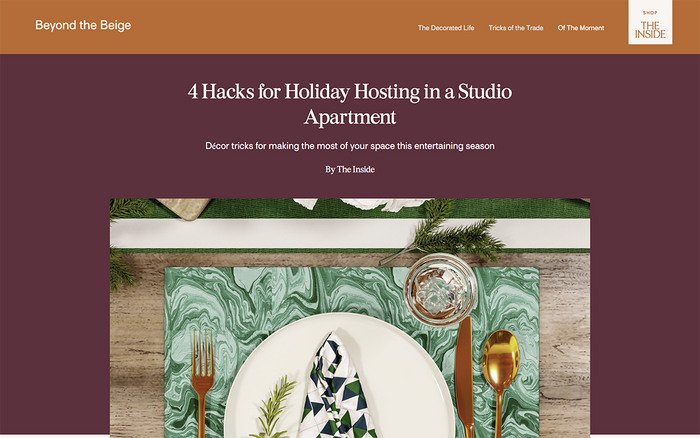 The Inside furniture website 4
