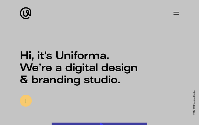 Uniforma portfolio website 1