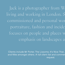 Jack Johnstone portfolio website